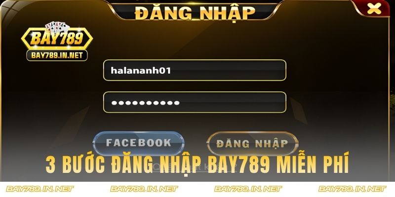 3 bước đăng nhập miễn phí tại BAY789
